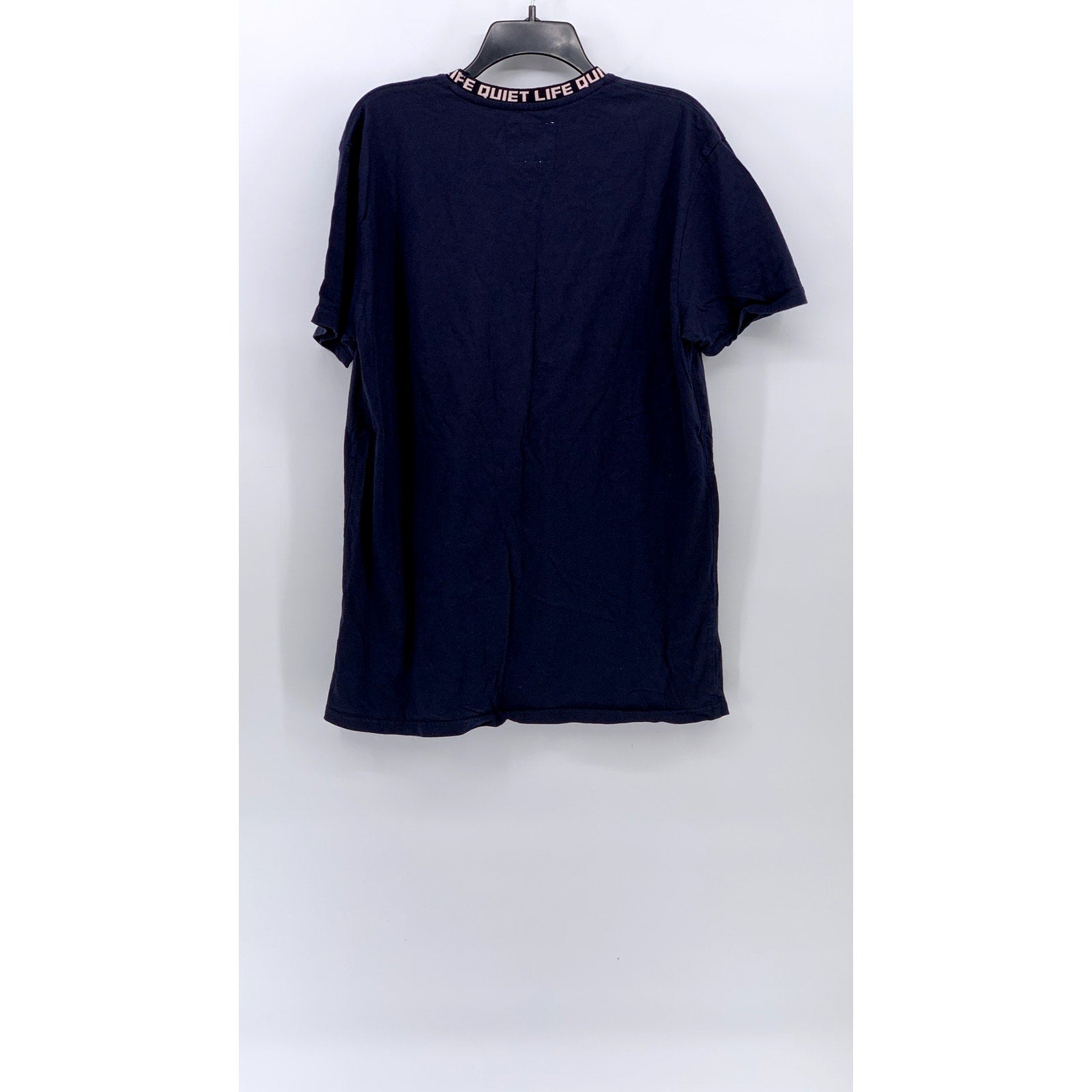 THE QUIET LIFE Men's Navy Logo Crewneck Short Sleeve Casual T-Shirt SZ L