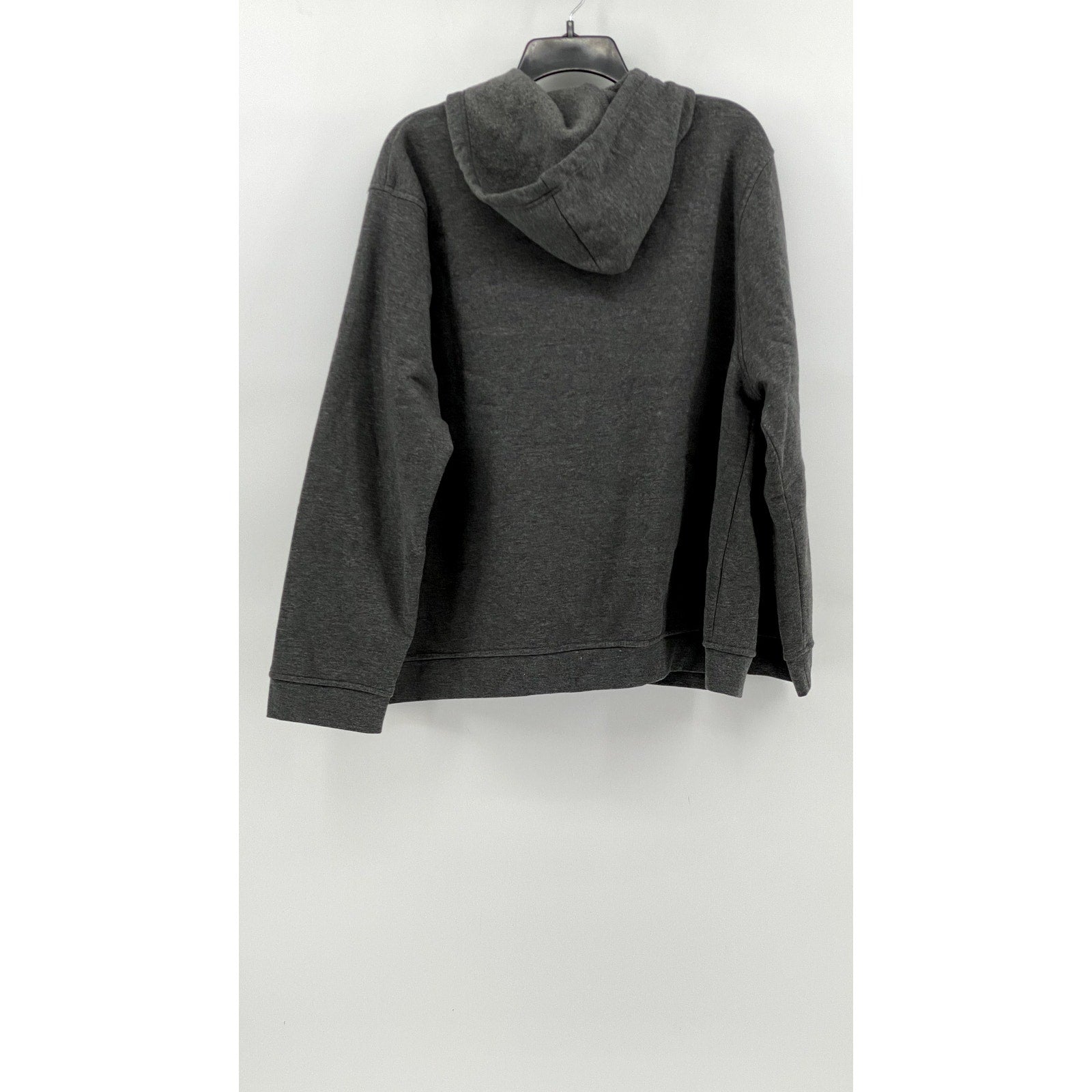 EFFECI Women's Gray Plus Zip-Up Hooded Sweater SZ 3X