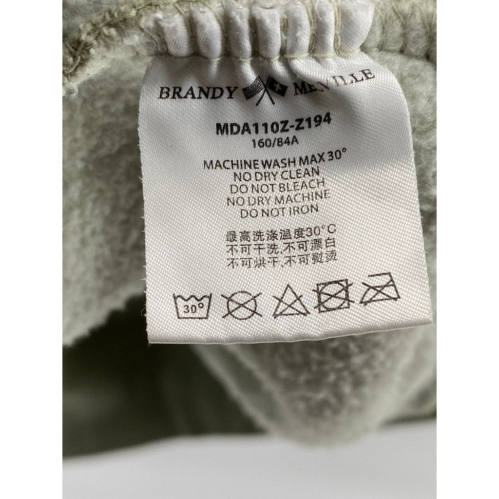 BRANDY MELVILLE Women's Light Green Oversized Long Sleeve Zip-Up Sweater SZ OS