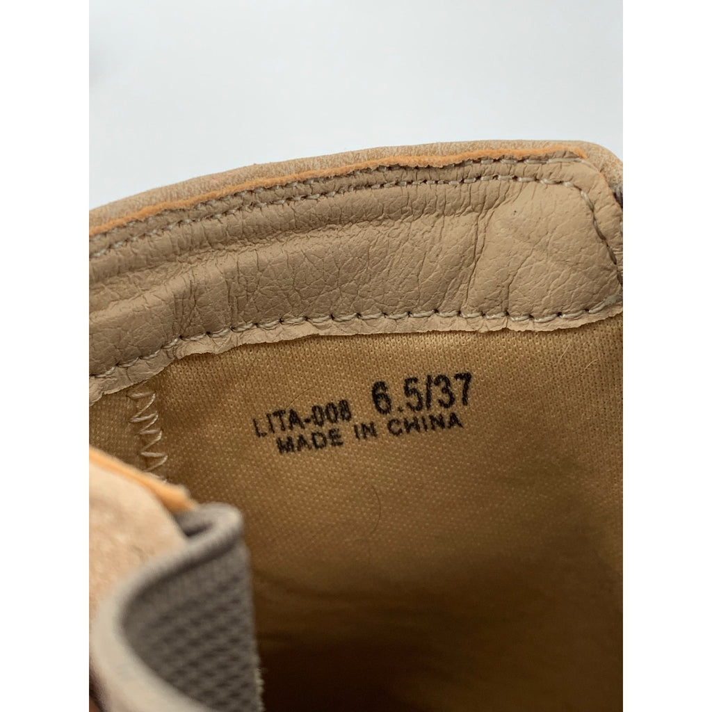 DIRTY LAUNDRY Women's Tan Slip-On Block-Heel Lita Chelsea Boots SZ 6.5