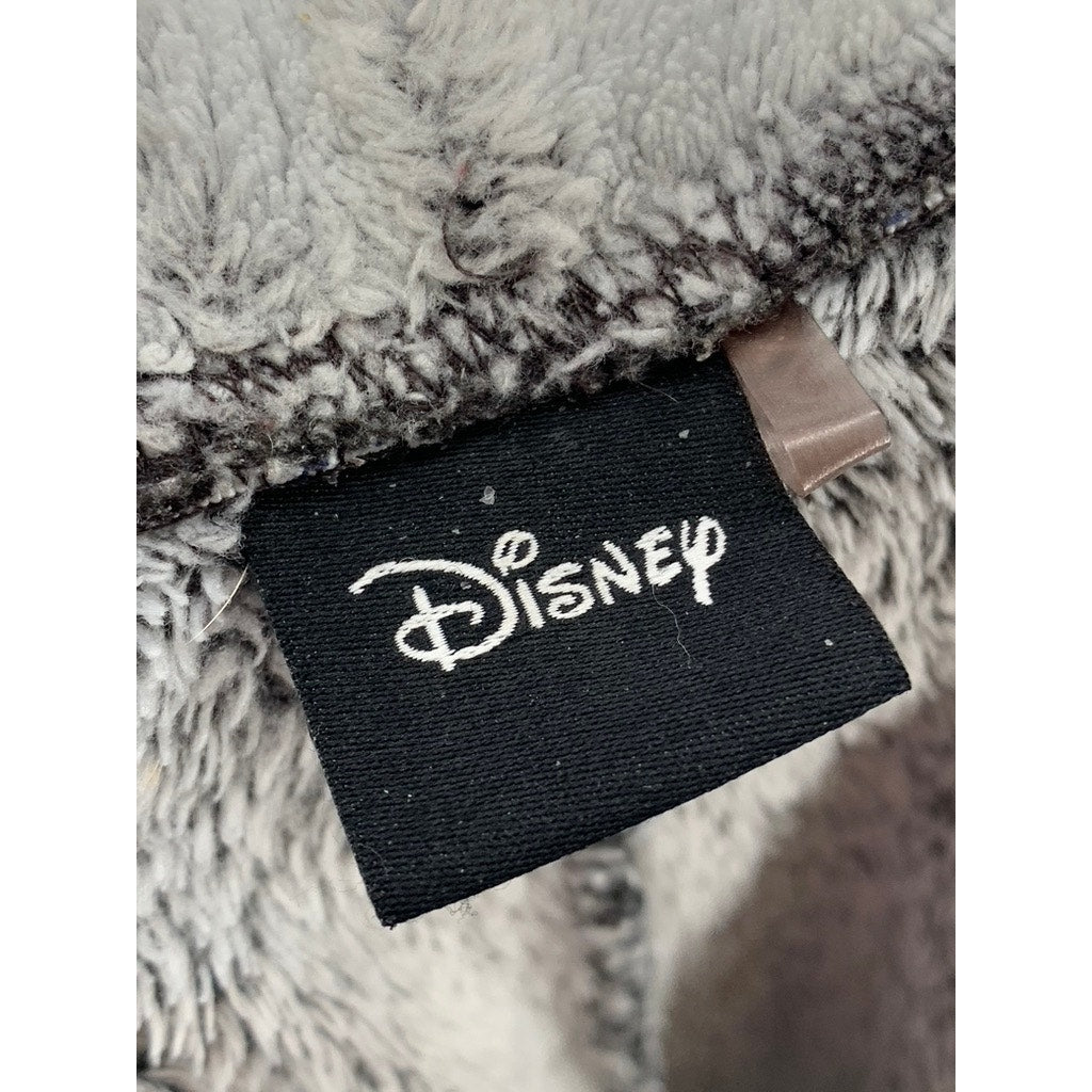 DISNEY Women's Black-Gray Mickey Mouse Fleece Sweatpants SZ S