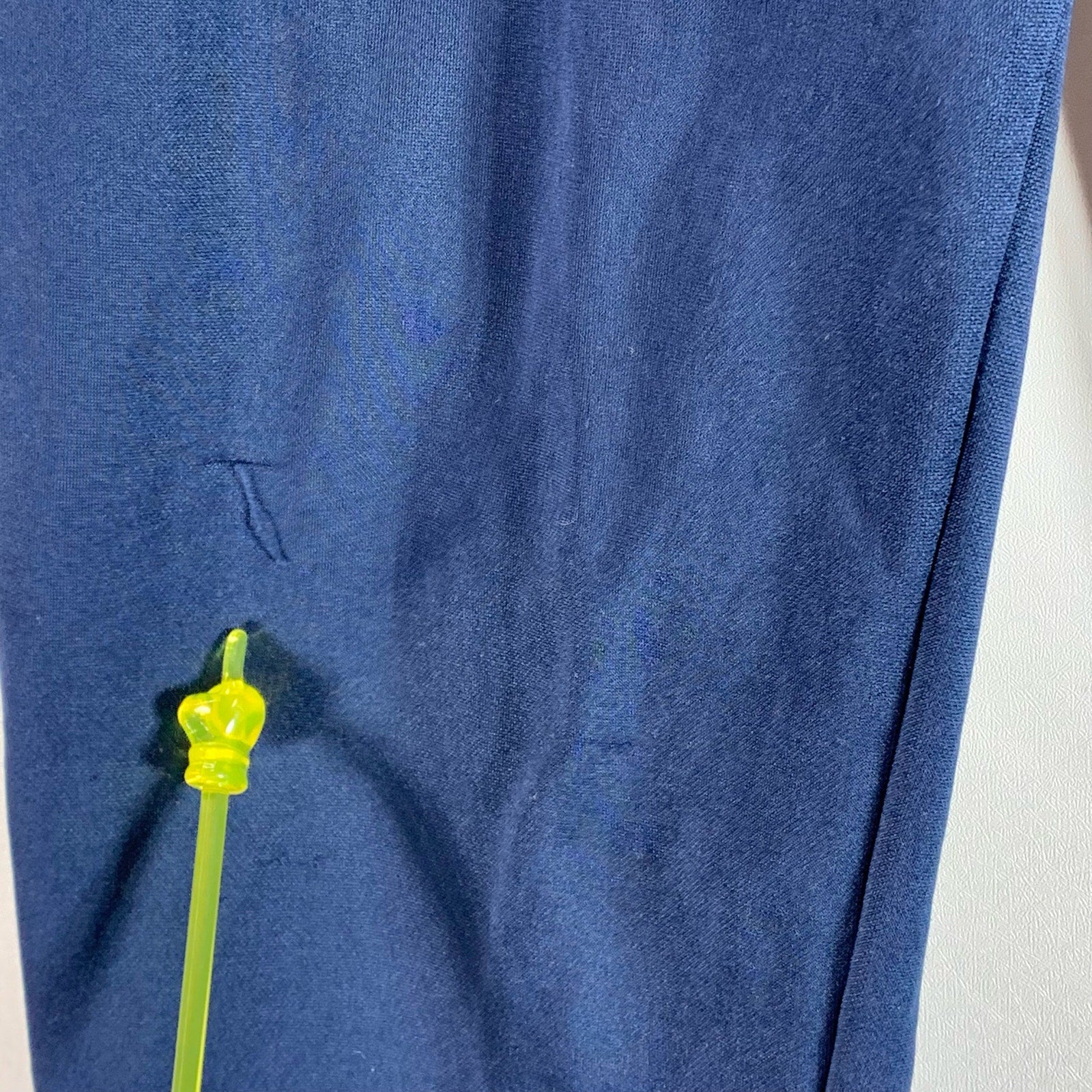 REEBOK Men's Dress Blue Relaxed-Fit Drawstring Cargo Fleece Jogger Pant SZ S