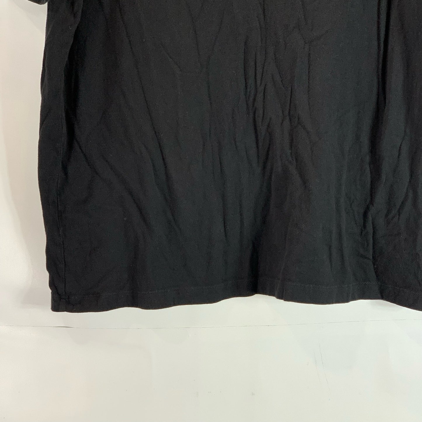 MICHAEL KORS Men's Solid Black Crewneck Casual Short Sleeve T-Shirt SZ L