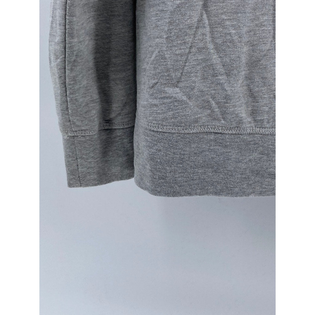 GOOGLE Women's Gray Crewneck Long Sleeve Women Labs Logo Sweatshirt SZ M