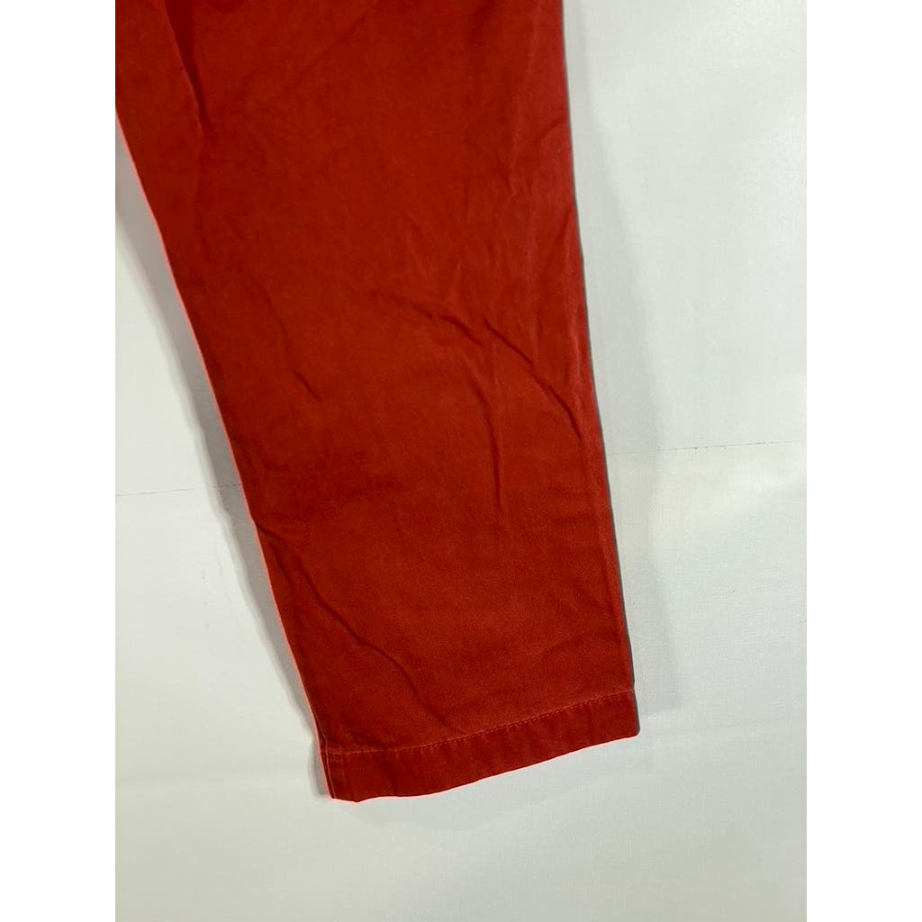 J.CREW Men's Red Straight-Fit Broken-In Chino Pant SZ 30X30