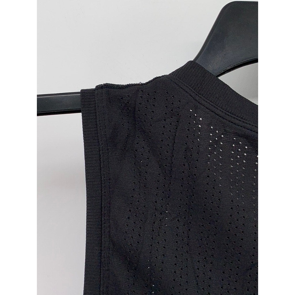 LULULEMON Women's Black Perforated Active Tank Top SZ 2
