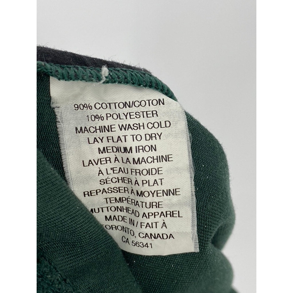 MUTTONHEAD Unisex Adult Forest Green Drawstring Casual Shorts SZ M