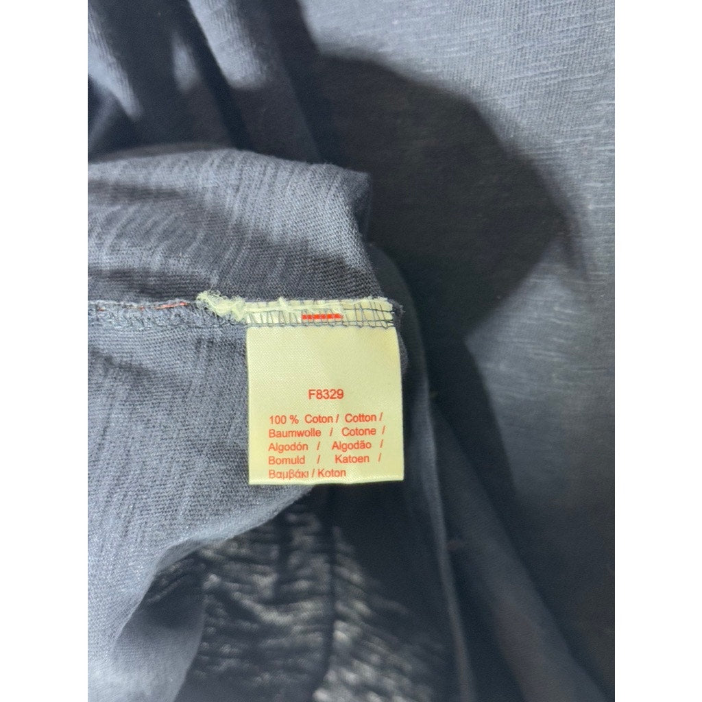 LACOSTE L!VE Men's Navy Crewneck Cotton Short Sleeve T-Shirt SZ 2(XS)