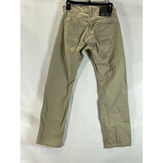 LEVI'S Men's Chinchilla Soft Twill 514 Straight Fit Five-Pocket Jeans SZ 29X30