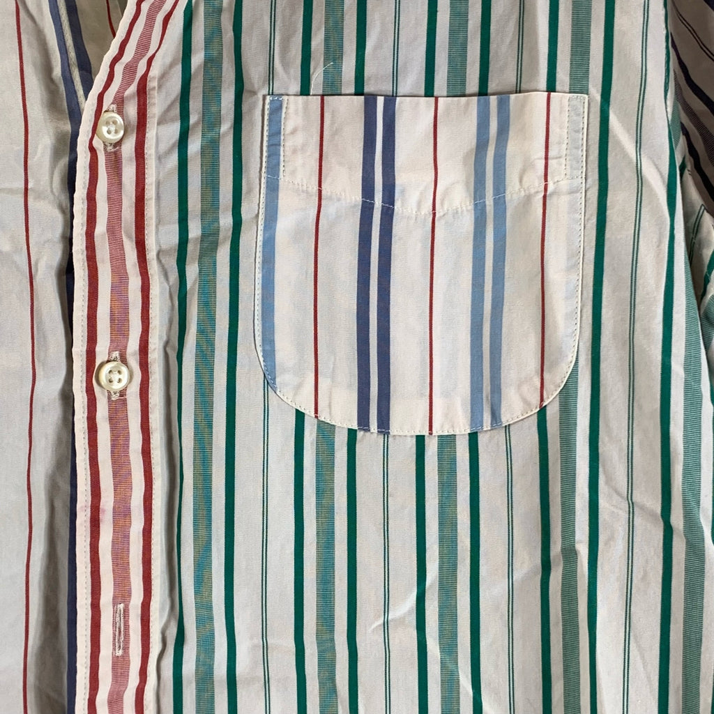 J. CREW Men's Multicolor Stripe Organic Cotton Classic-Fit 100's 2-Ply Shirt SZM