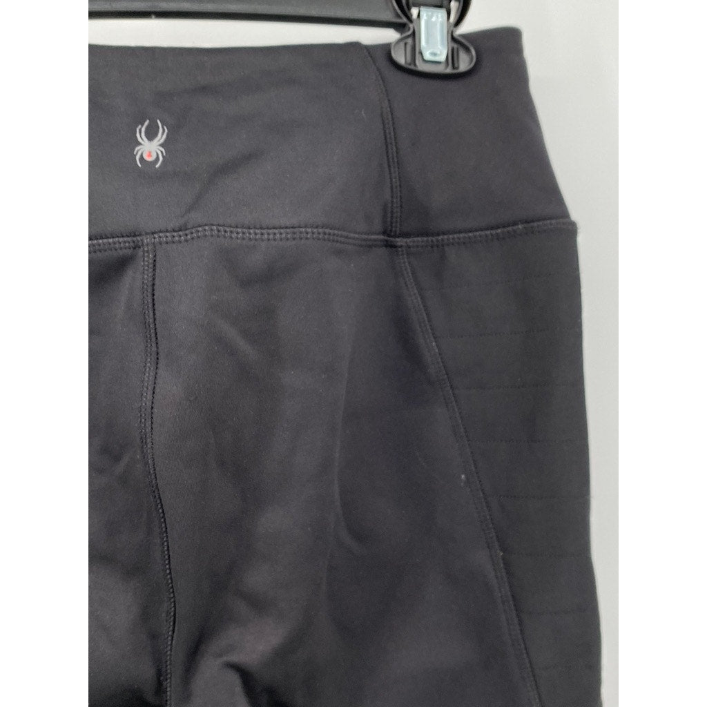 SPYDER Womens Black Workout Leggings SZ (M)