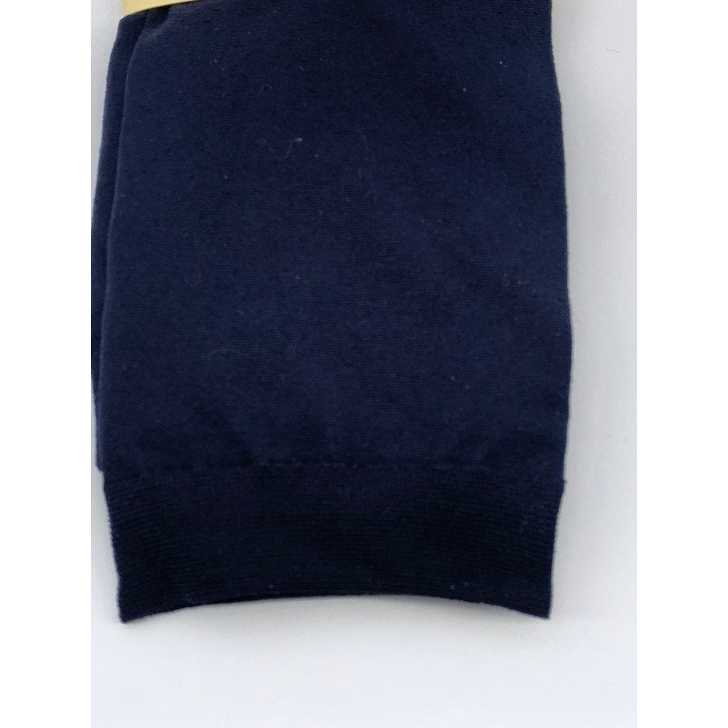 FOOT TRAFFIC Women's Navy Fashion Opaque Trouser Socks SZ OS