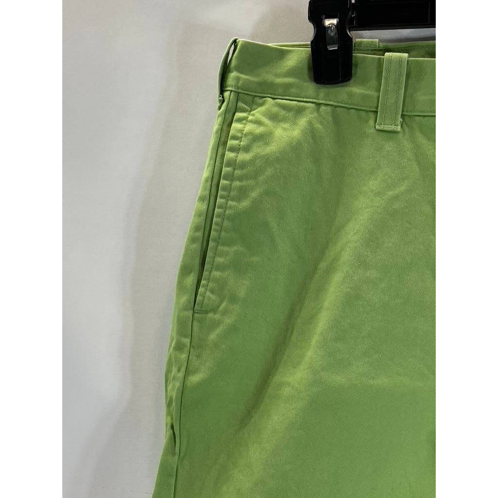 J.CREW Men's Green Four-Pocket Stretch 9" Chino Shorts SZ 33