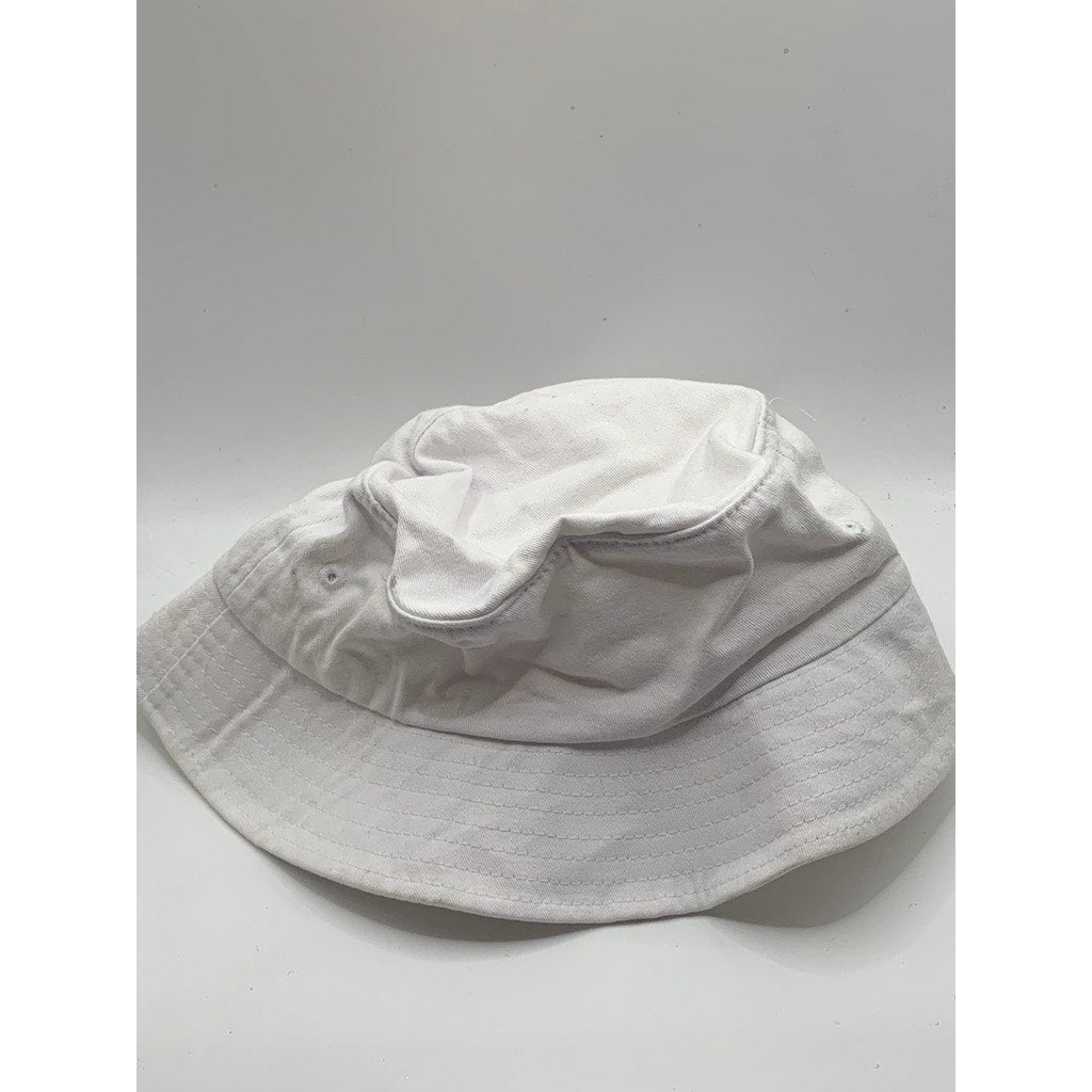 UNBRANDED White Red Embroidered Belize Logo Bucket Hat SZ OS