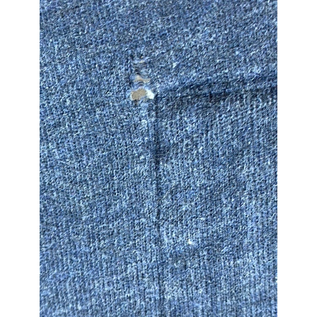 ABERCROMBIE & FITCH Men's Navy Crewneck Long Sleeve Pullover Muscle Sweater SZ L