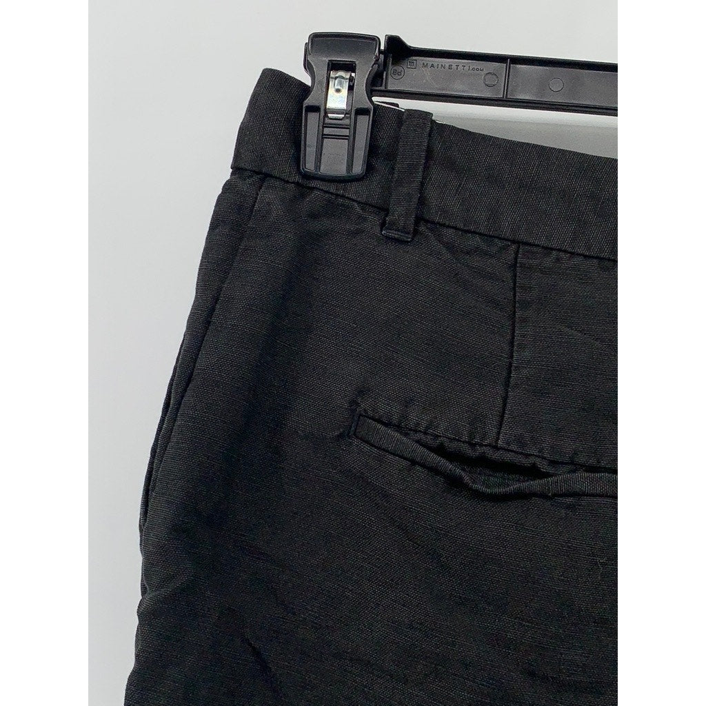 WILFRED Women’s Black Straight Shorts SZ 4