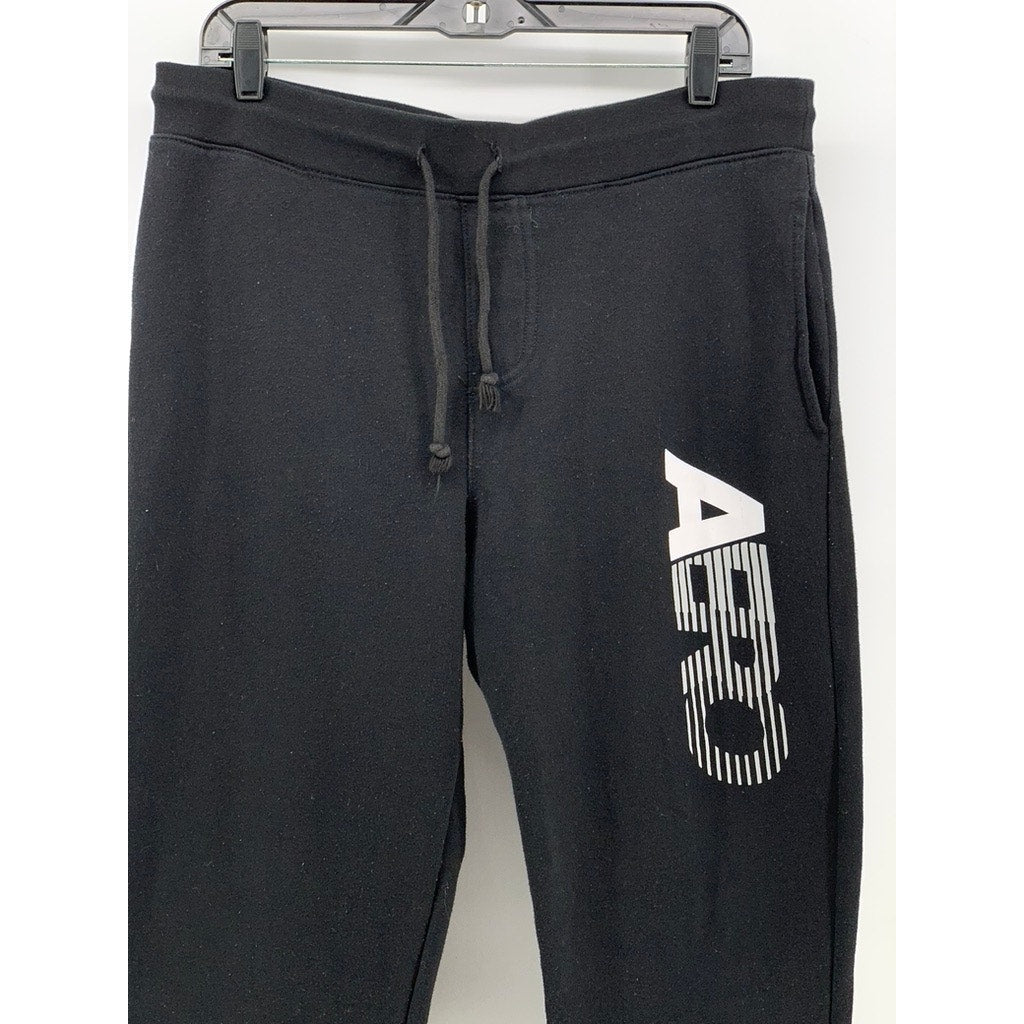 AEROPOSTALE Women's Black Logo Casual Sweatpants SZ M