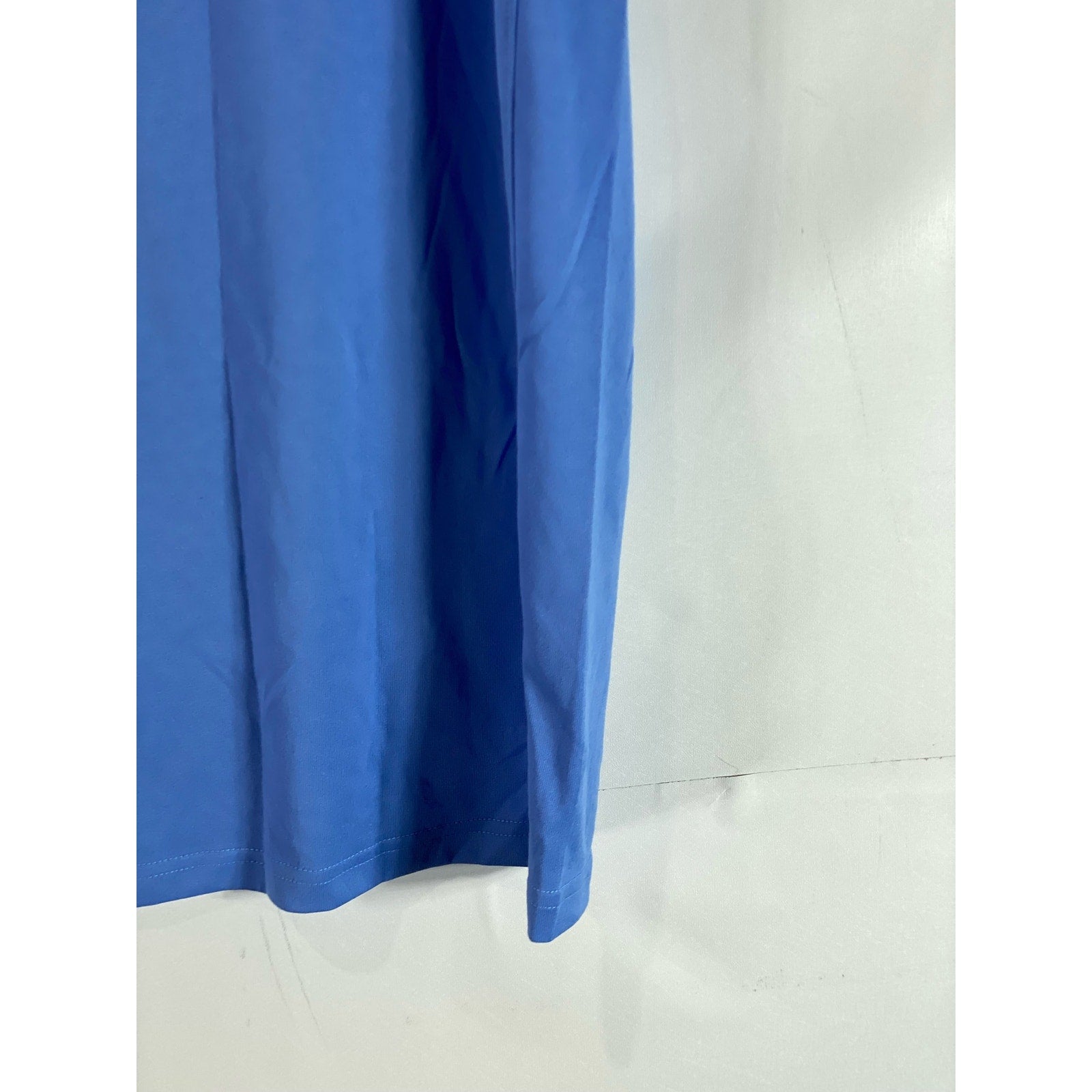 NIKE Men's Blue Crewneck Dri-Fit Athletic-Cut The Nike Active T-Shirt SZ L