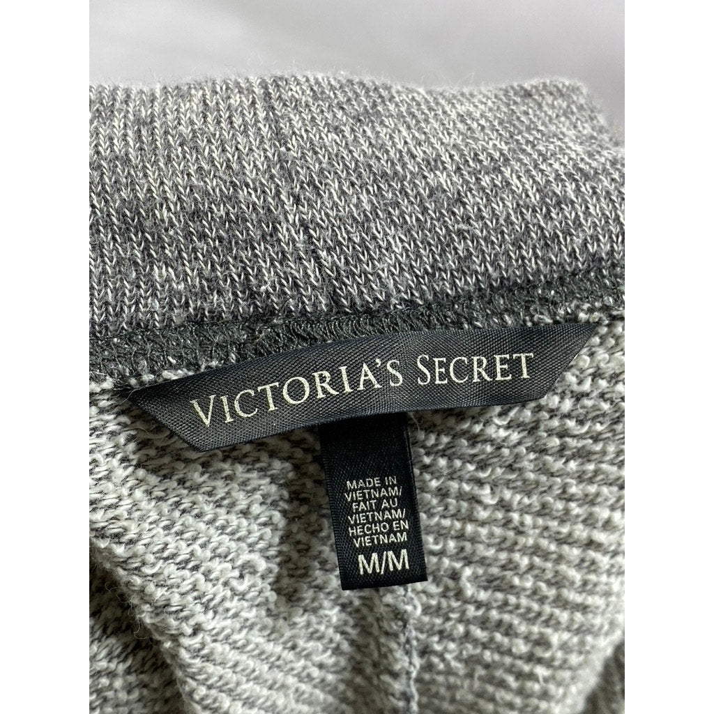 VICTORIA SECRET Women's Dark Gray Drawstring Waist Zipper Pocket Sweatpants SZ M