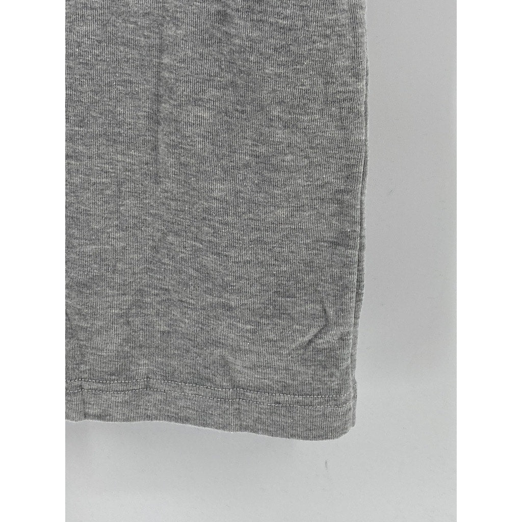 AMERICAN TALL Men's Light Gray Casual Crewneck Sleeveless Underlayer Tank SZ M-T