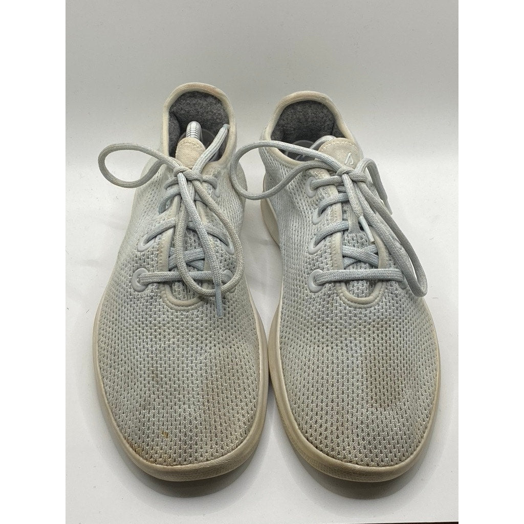 ALLBIRDS Women's Sky Blue Mesh Lightweight Lace-Up Tree Runner Sneakers SZ 10