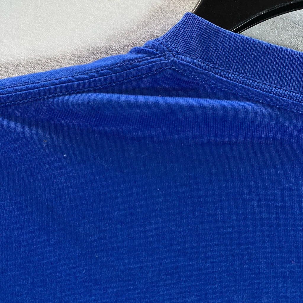 NIKE Men's Blue Dri-Fit V-Neck Short Sleeve Active T-Shirt SZ XL