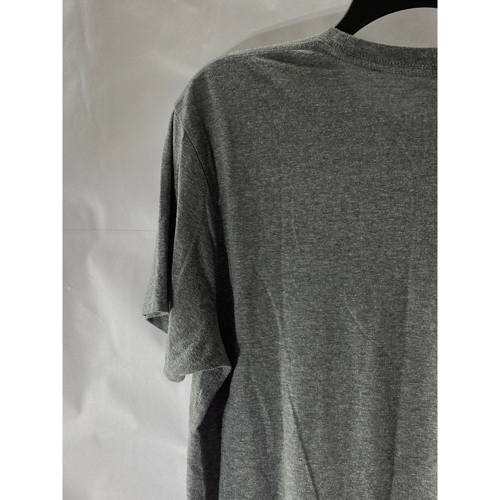 SPORTIQE APPAREL CO. Men's Gray Wagon Outpost Graphic Crewneck T-Shirt SZ M