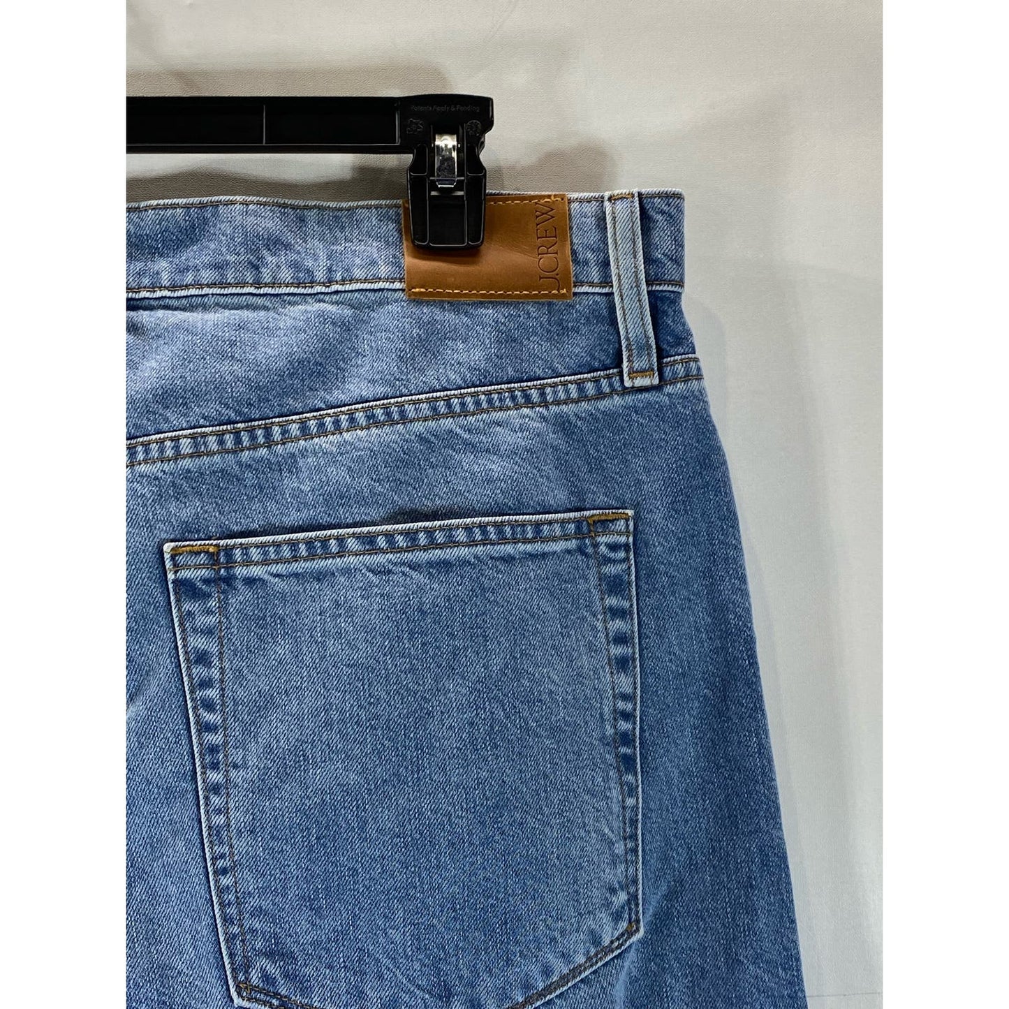 J.CREW Women's Blue Reef Wash Slouchy-Straight Mid Rise Denim Jean SZ 31