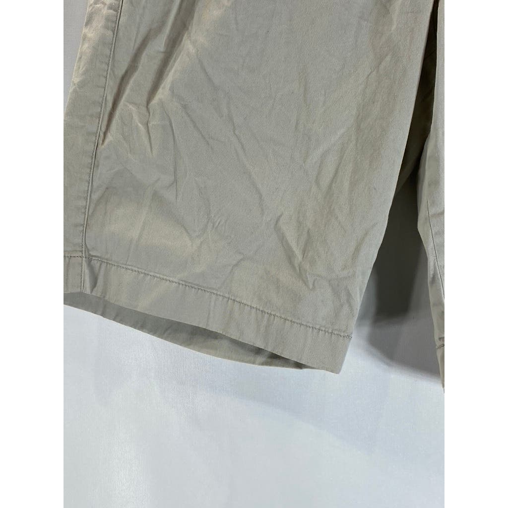 J. CREW Men's Beige Stretch 10.5" Chino Shorts SZ 33
