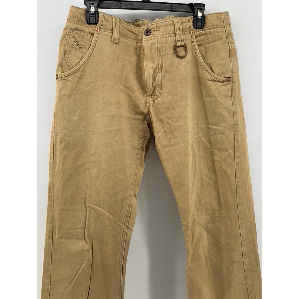 FAIRWHALE Men's Tan Straight Leg Pants SZ 34