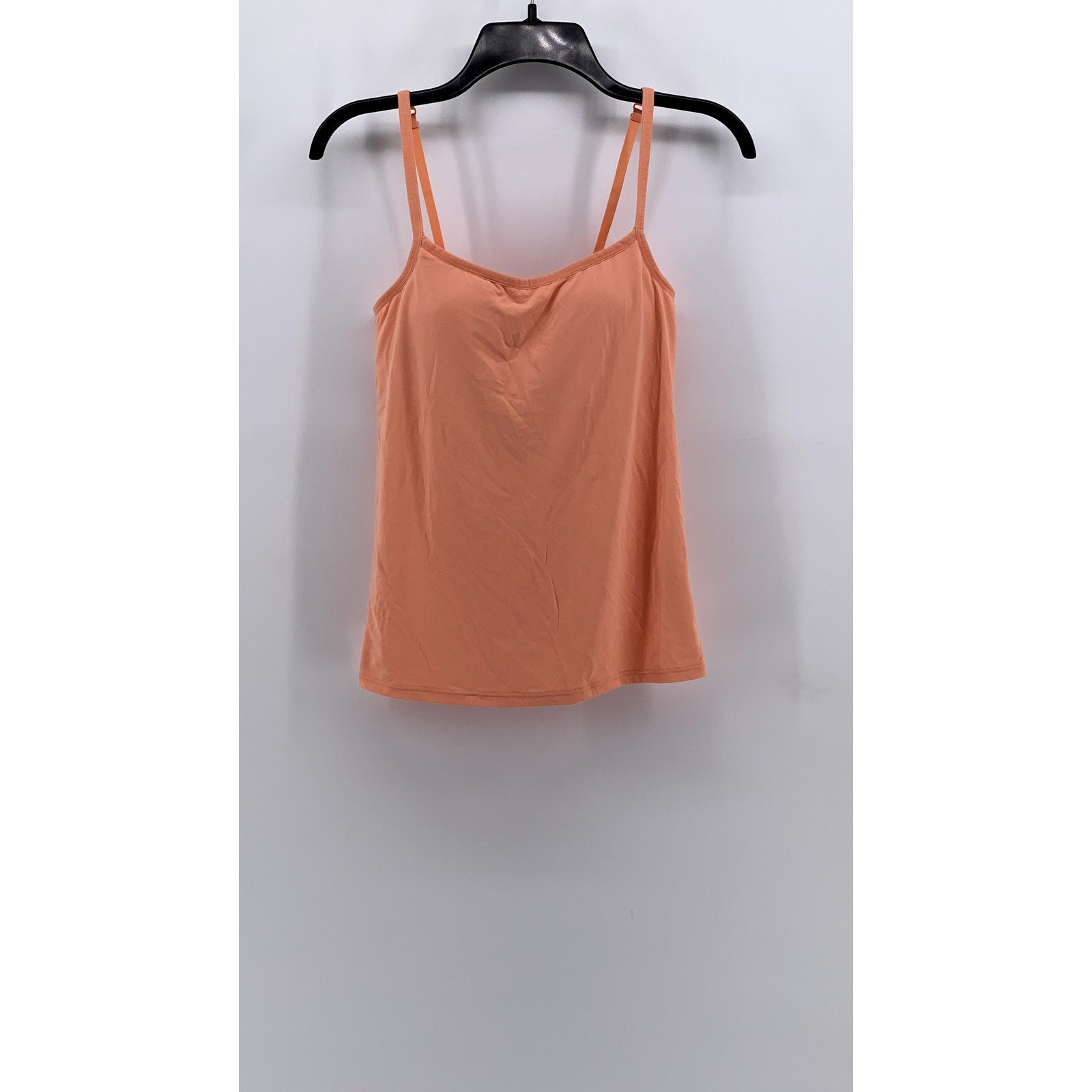 UNIQLO Women's Orange Airism Padded Tank Top SZ M