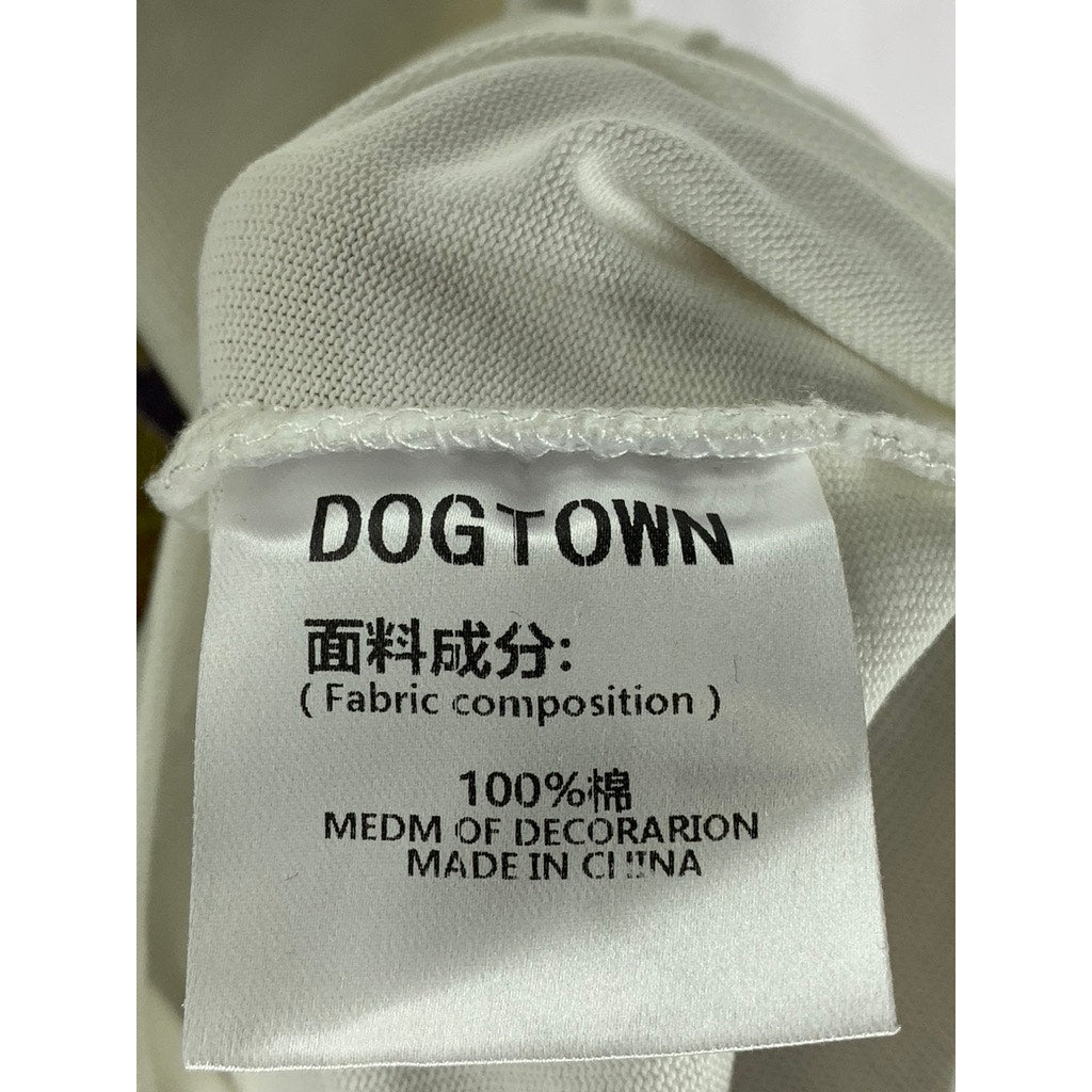 DOGTOWN Women's White Lebron James Lakers Graphic Short Sleeve T-Shirt SZ XXS