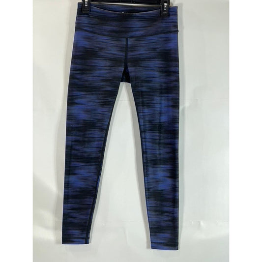 WITH EQUINOX Women's Blue Printed Pull-On Stretch Leggings SZ M