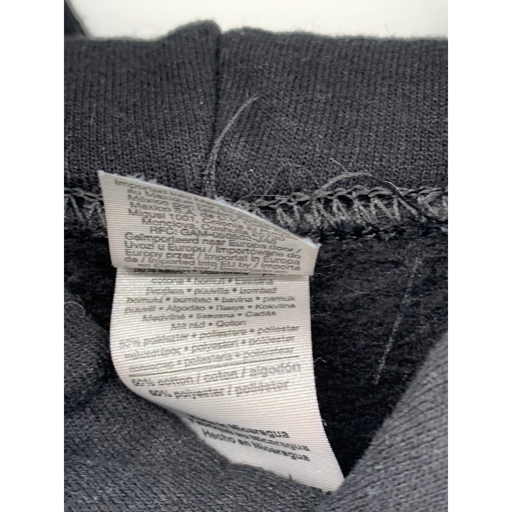 GILDAN Unisex Black-White Lady Luck Graphic Hoodie SZ 2XL