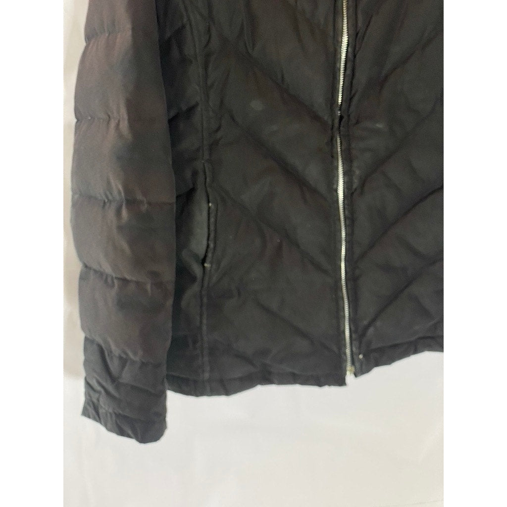 REACTION KENNETH COLE Men's Vintage Black Zip-Up Stand Collar Jacket SZ XL