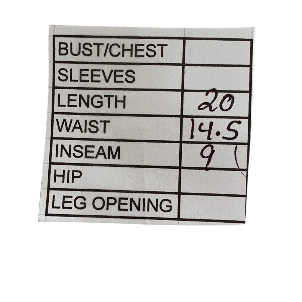 UNBRANDED Men's Black Solid Pull-On Relaxed Fit Casual Active Shorts SZ L