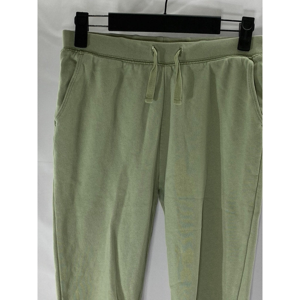 J.CREW Crewcuts Girls' Patina Green French Terry Drawstring Sweatpants SZ 12