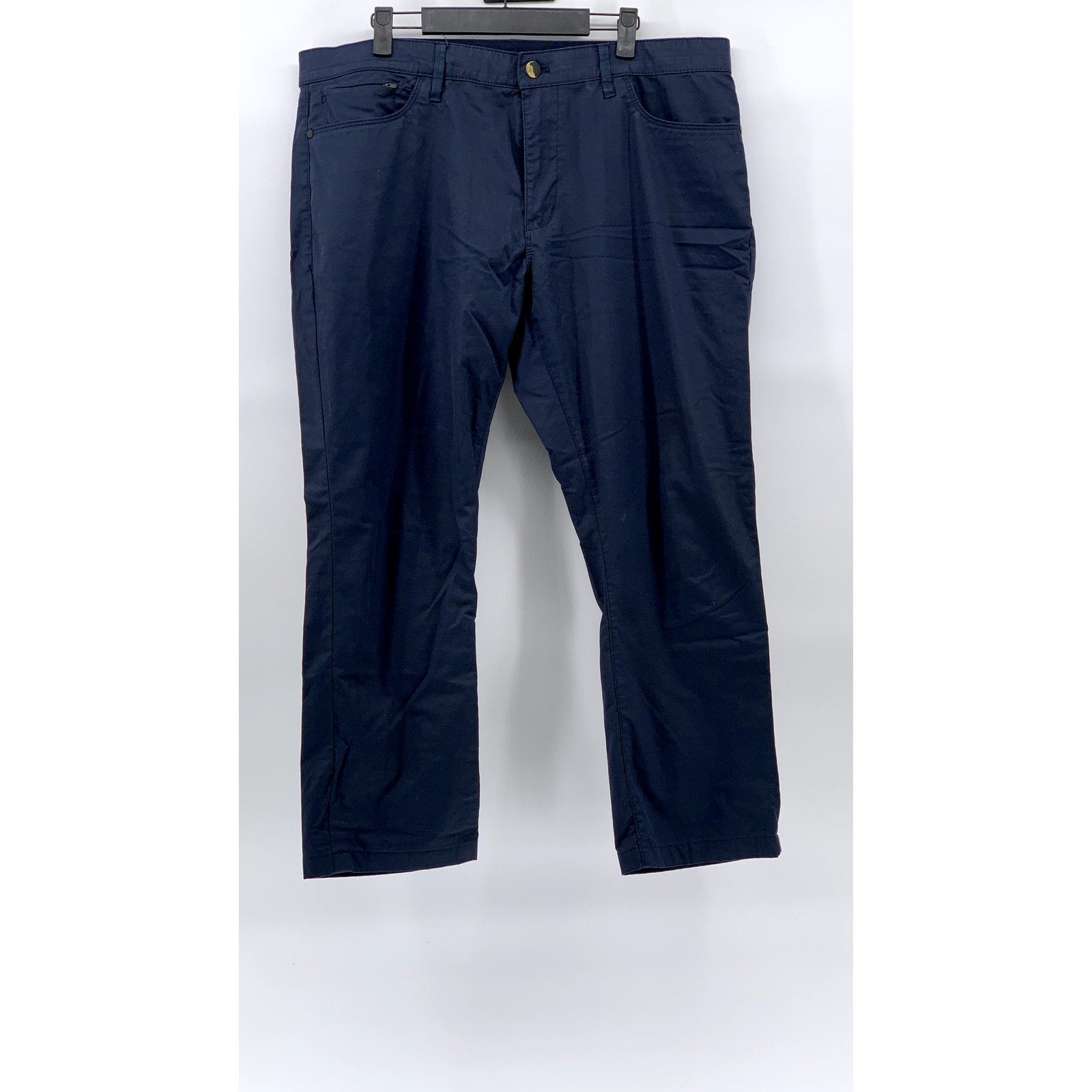 WEATHERPROOF Men's Dark Sapphire Weather-Flex Five-Pocket Tech Pants SZ 36X30