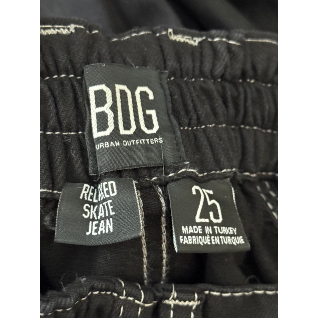 BDG By Urban Outfitters Women's Black Blaine High-Waisted Denim Skate Jean SZ 25