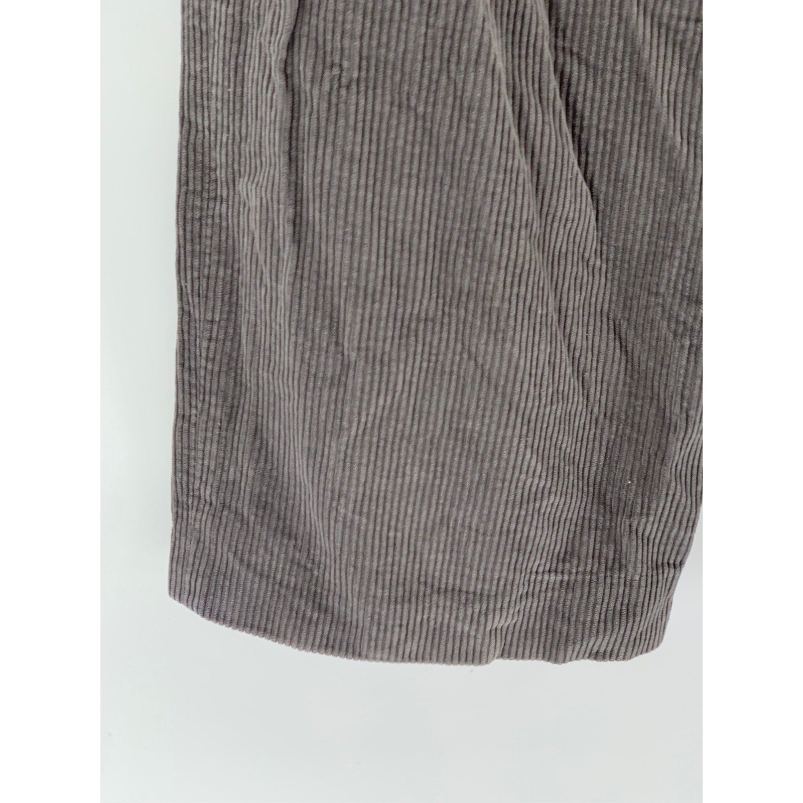 COS Men's Gray Corduroy Relaxed Fit Straight-Leg Casual Pant SZ 34R