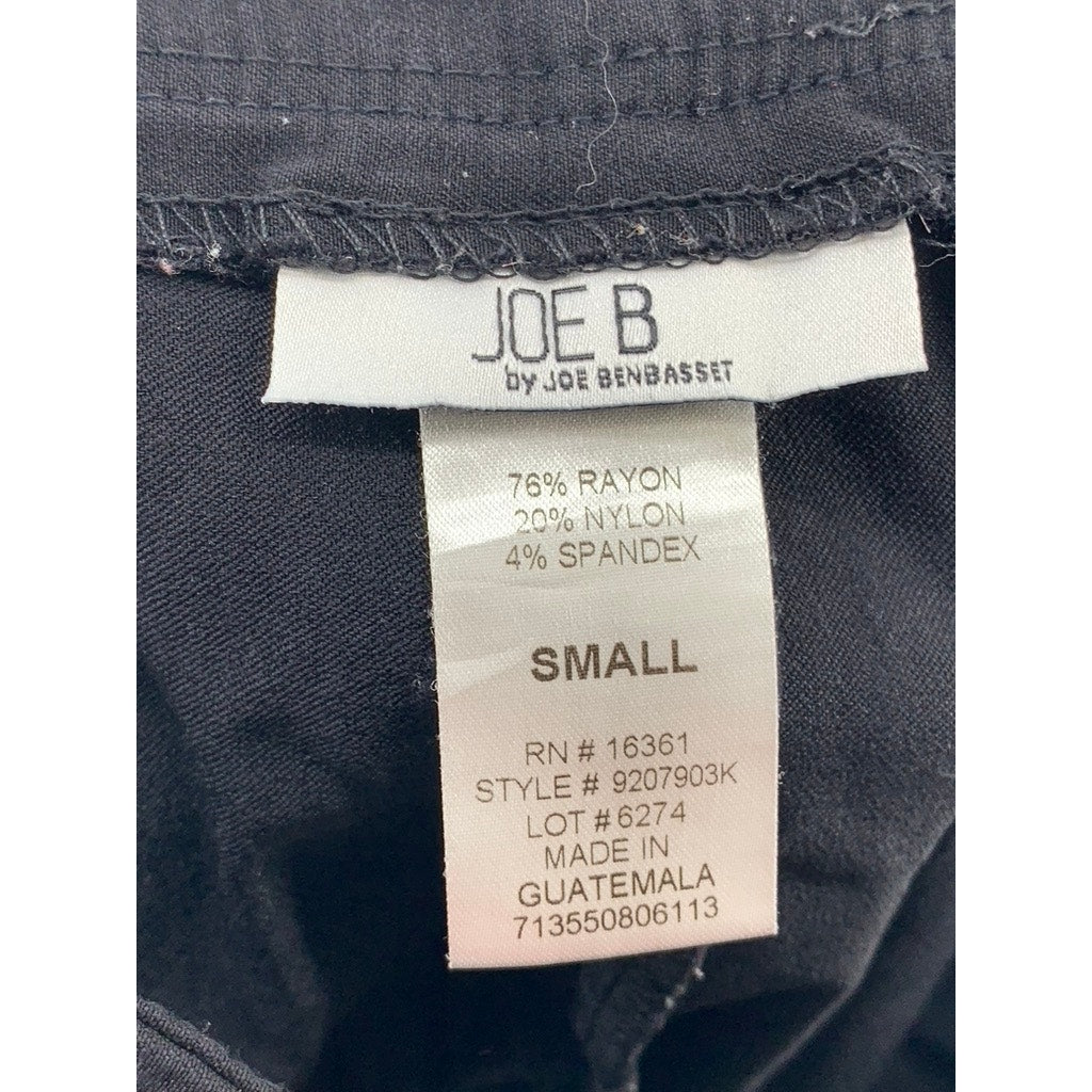 JOE B By Benbasset Women's Black Zipper-Pocket Pencil Skirt SZ S