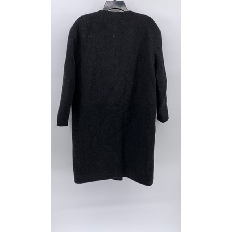 & OTHER STORIES Women’s Black Wool-Blend Asymmetrical Coat SZ 6