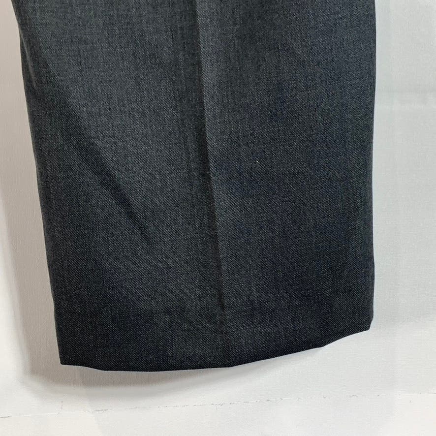 PERRY ELLIS PORTFOLIO Men's Gray Folio-Flex Modern-Fit Dress Pant SZ 34x32