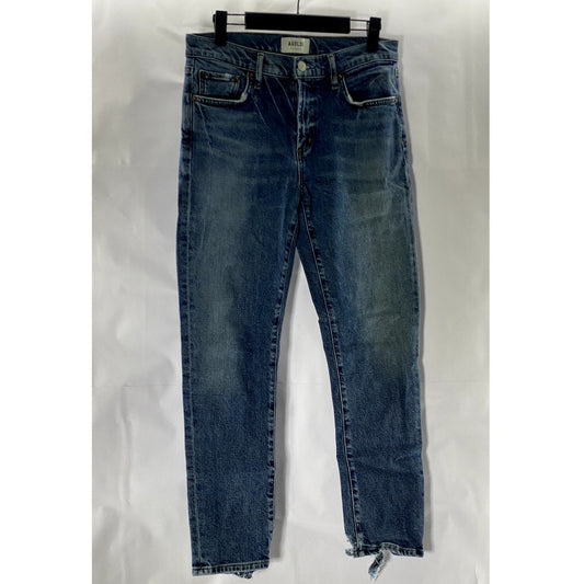 AGOLDE Los Angeles Women's Dark Blue Toni Denim Distressed Five-Pocket Jean SZ26