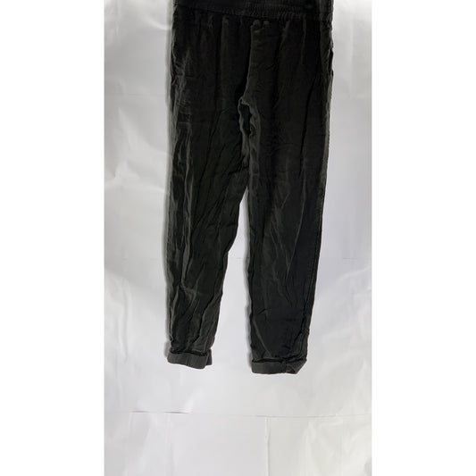 ARITZIA TALULA Women's Black Los Feliz Drawstring Dress Jogger Pant SZ M