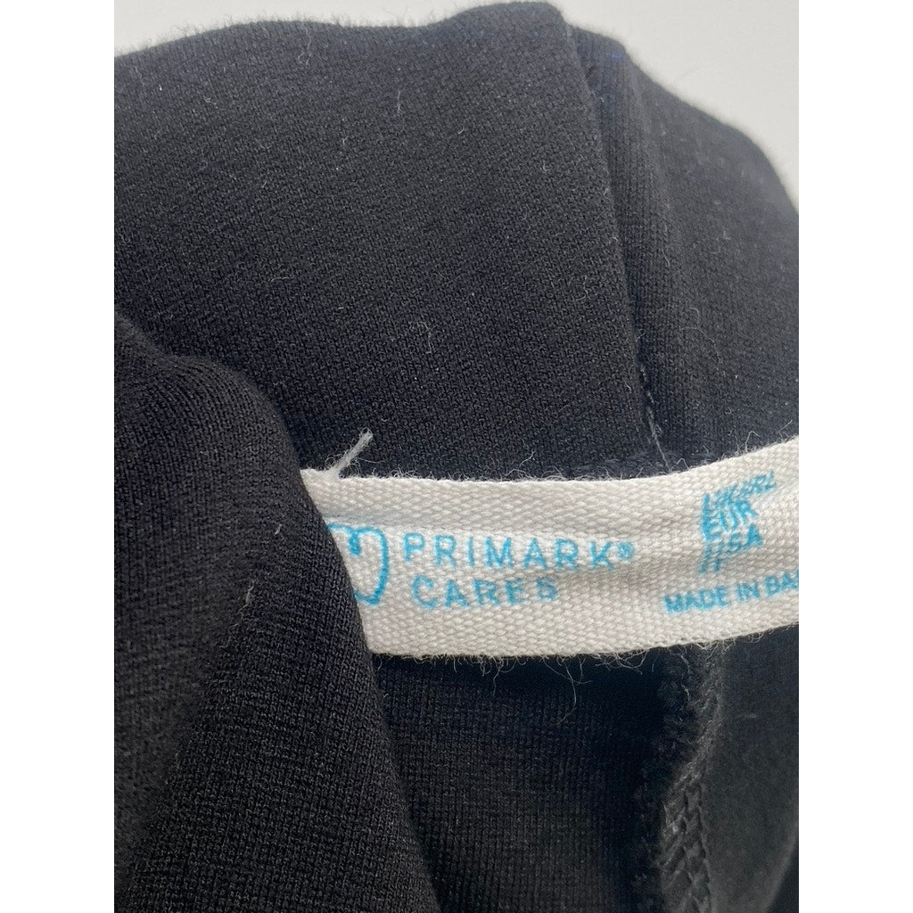 PRIMARK Women’s Black Pull-On Regular- Fit Wide-Leg Pants SZ 6