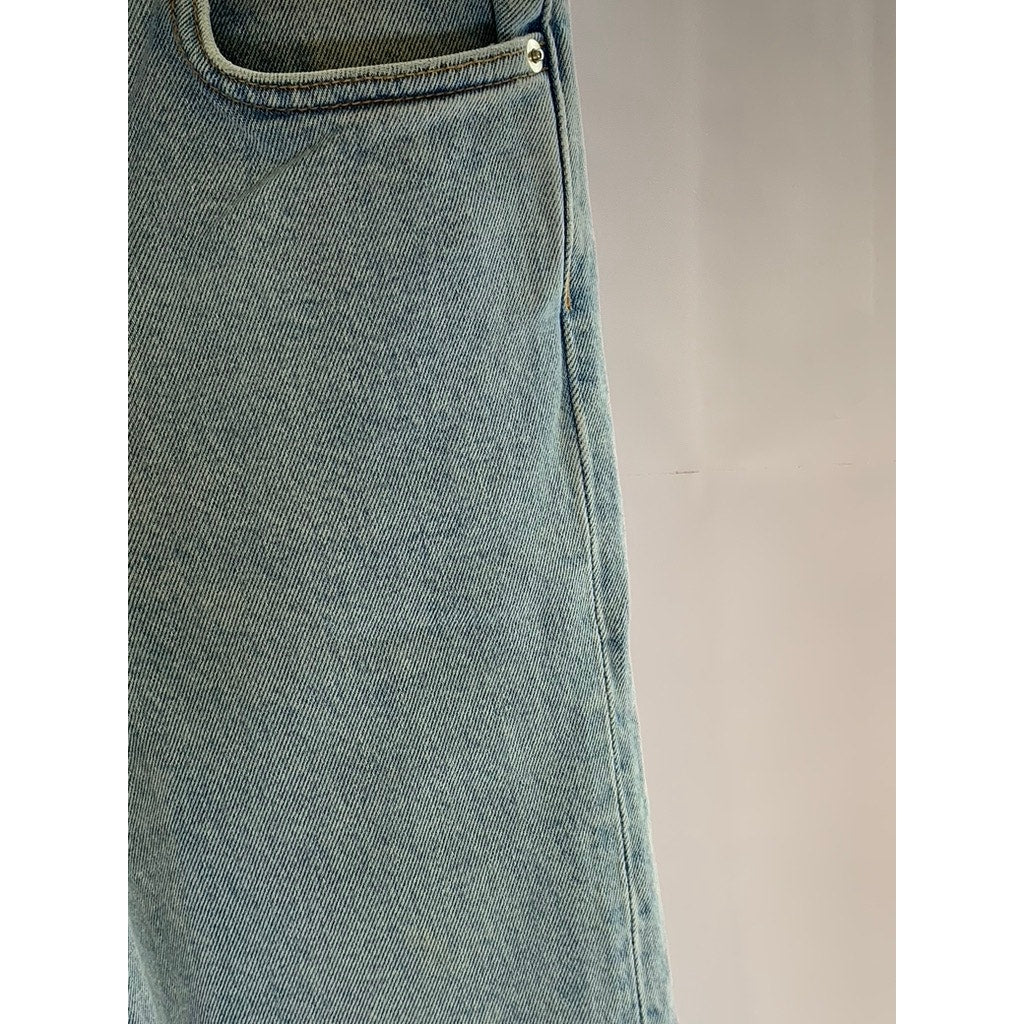 PARIS ATELIER & OTHER STORIES Women's Light Blue Straight-Leg Denim Jean SZ 25