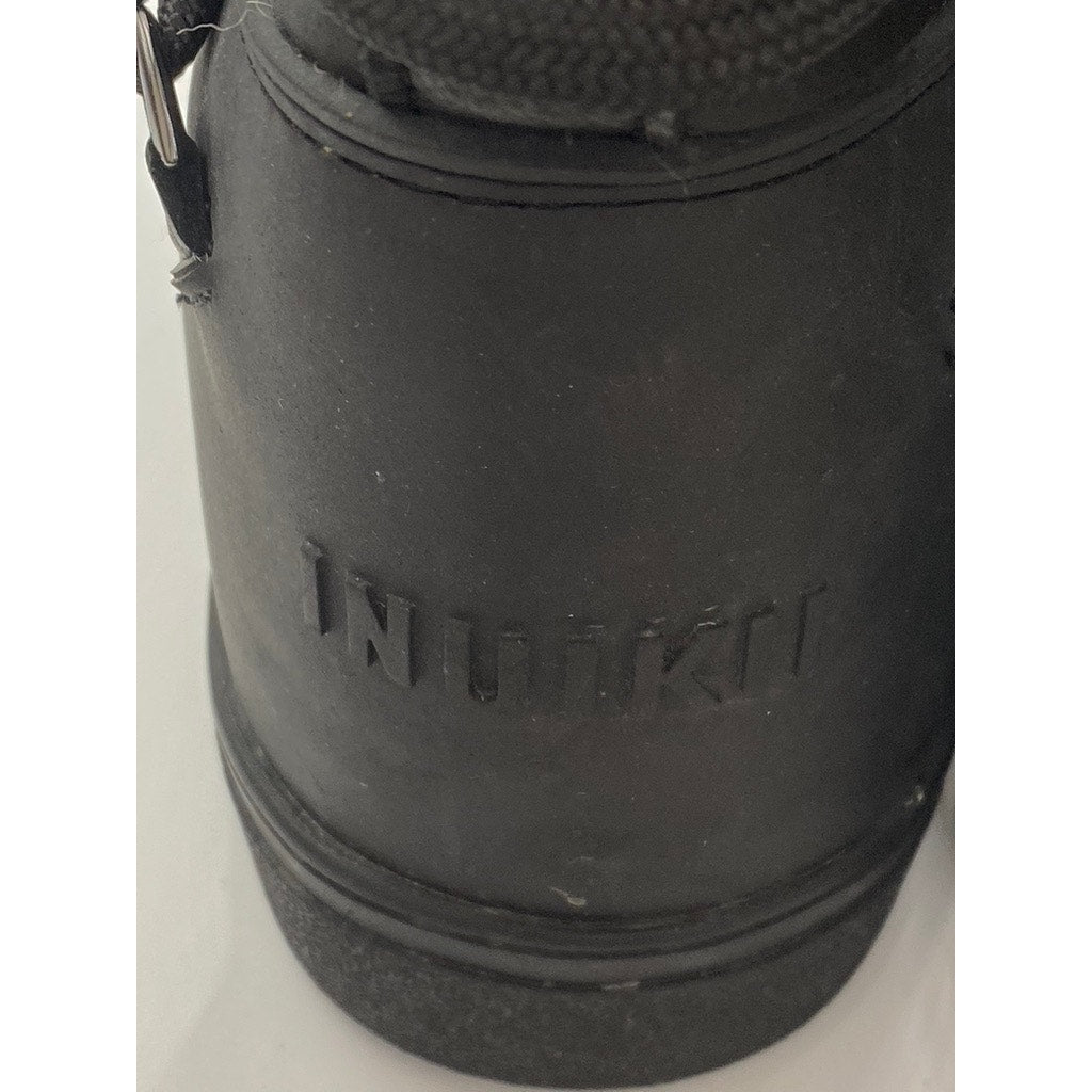 INUIKII Women's Black Tall Lace-Up Quilted Winterwear Boots SZ US9