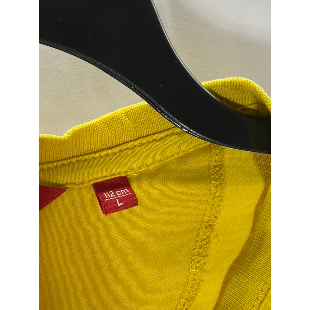 JOHN PLAYERS Men's Vintage Yellow Zombies Of Stratosphere Crewneck T-Shirt SZ L