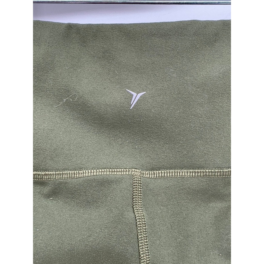 OLD NAVY ACTIVE Women's Go Dry Olive Sports Exercise Elevate Legging SZ M